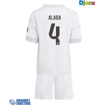 Real Madrid David Alaba #4 Domaci Dres za djecu 2025-26 Kratak Rukav (+ Kratke hlače)